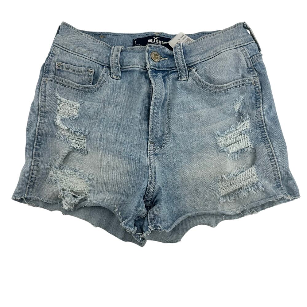 Hollister High Rise Distressed Shorts 1/25